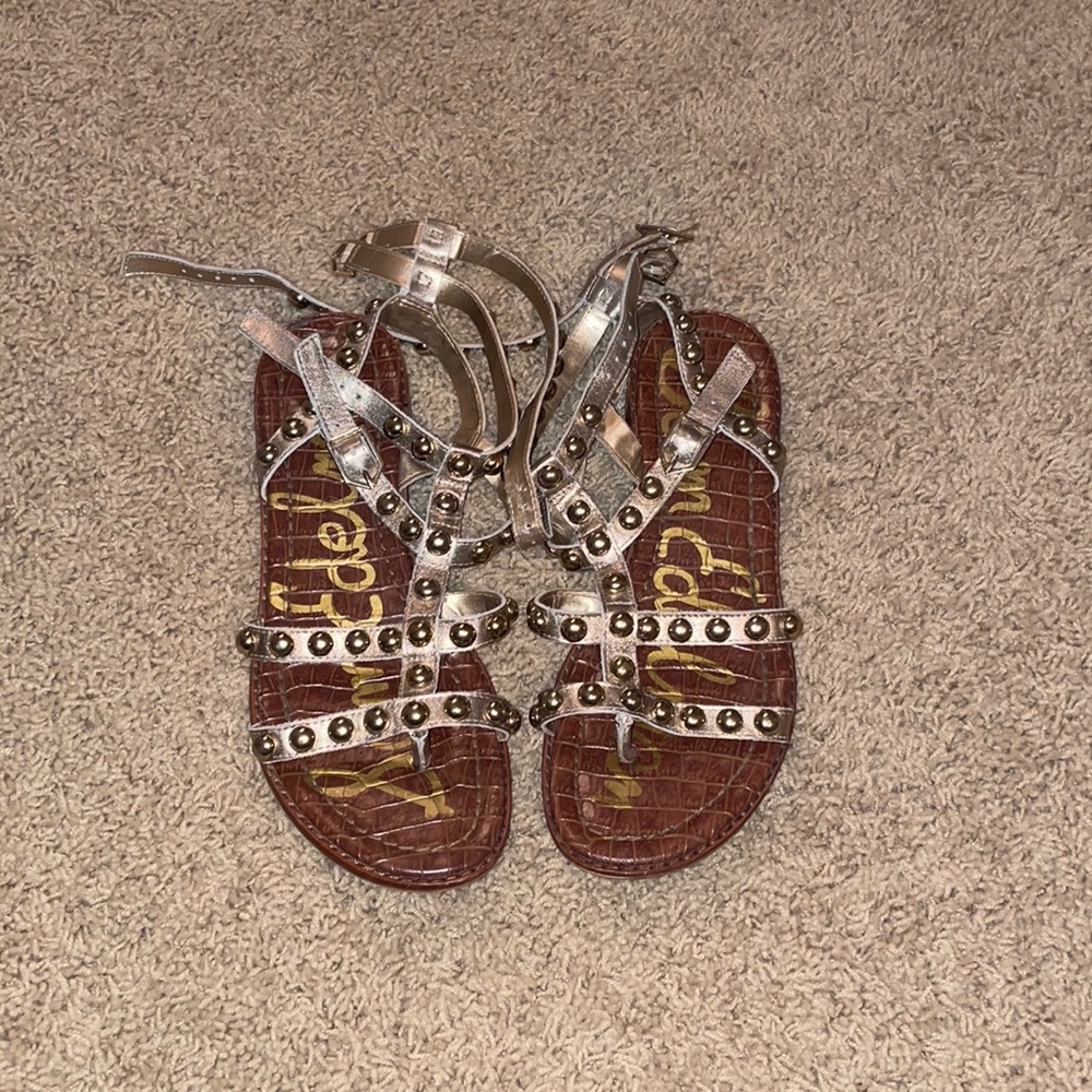 Studded gladiator sandals